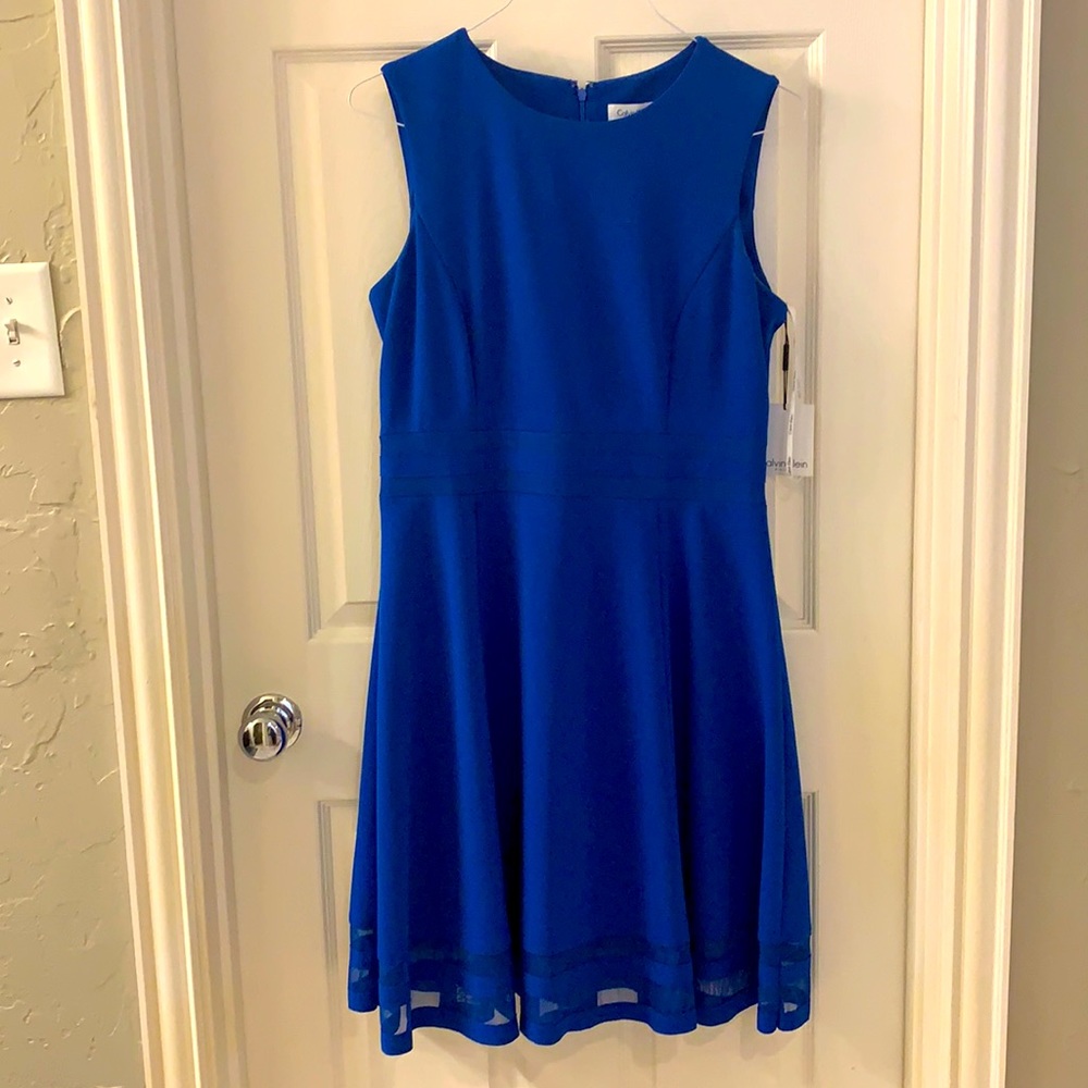 Royal blue dress